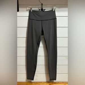 Lululemon Wunder Under High-Rise Tight 28" Deep Coal Mink Berry Size 8
